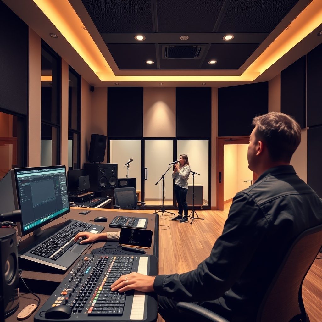 Professional recording studio