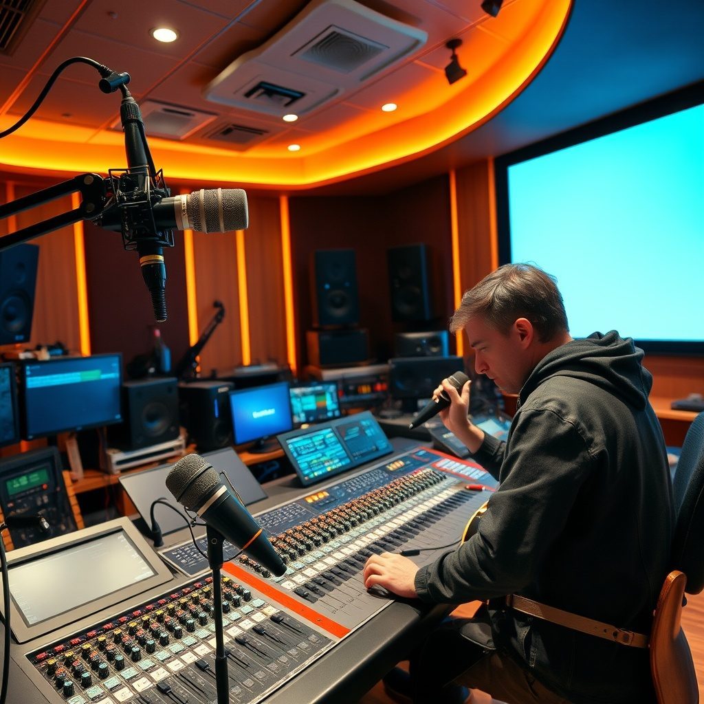 Studio Recording Session