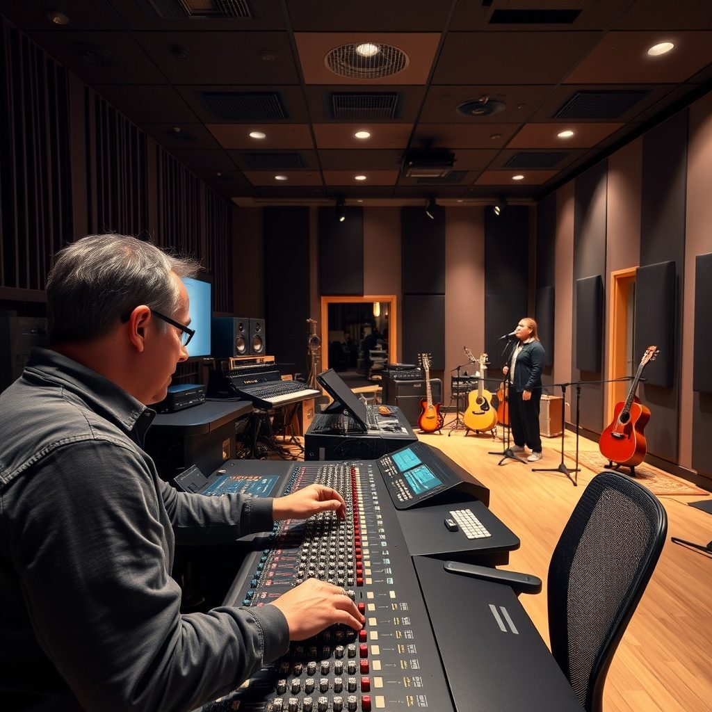 Inside Sound Room recording studio